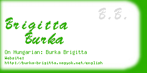 brigitta burka business card